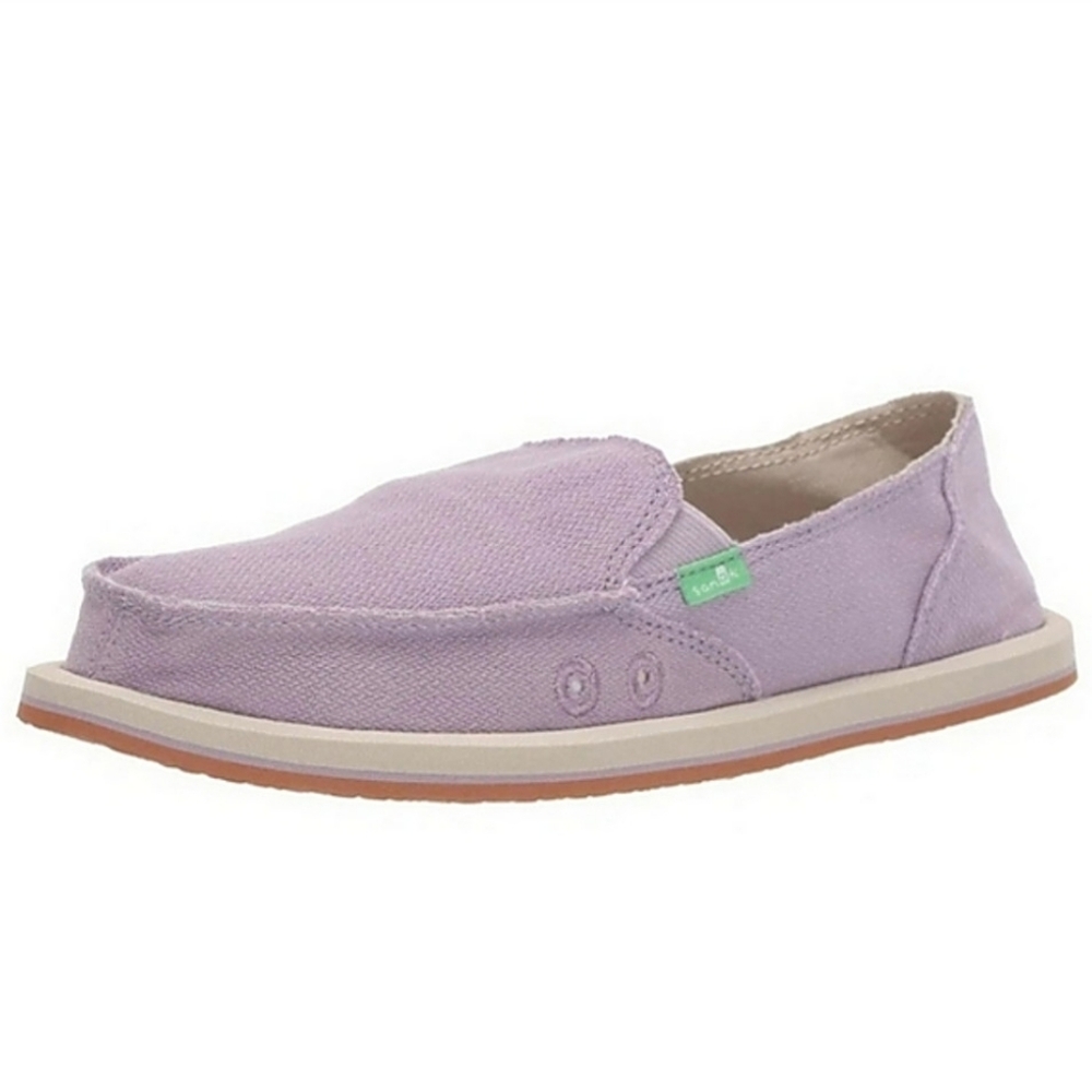 SANUK Donna Hemp Loafer Flat sea Fog Womens size 6